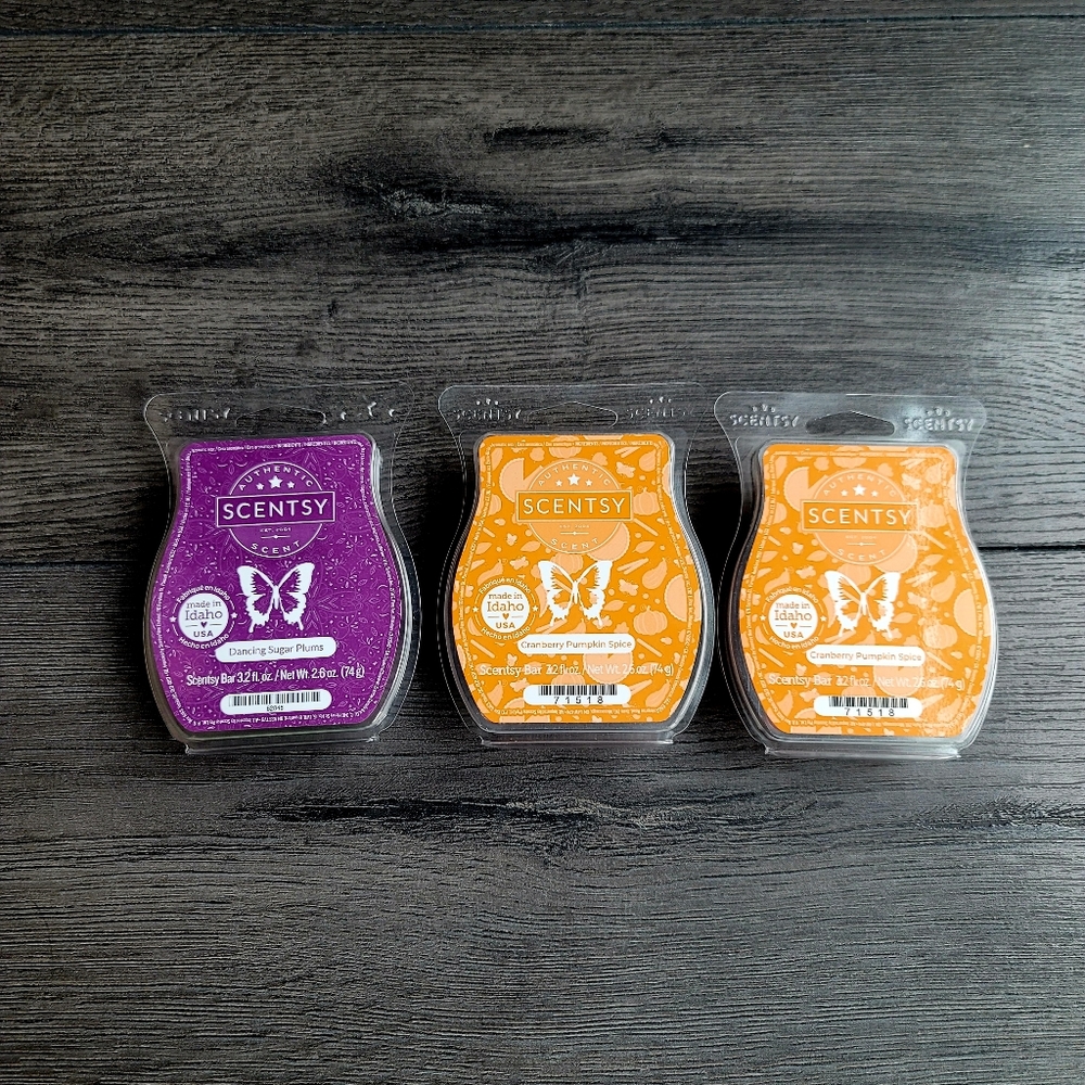 Bundle of Scentsy Wax Melts | Three (3) Sets of Fall/Winter Scents